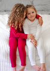 Holiday White Two-Piece Pajama Set