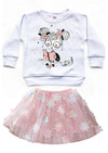 I Like to Read Pink Crewneck Sweatshirt & Tutu Set