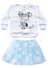 I Like to Read Blue Crewneck Sweatshirt & Tutu Set