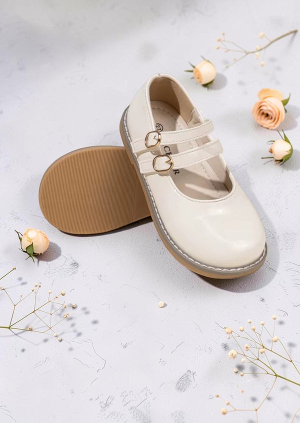 Ivory Dream Mary Jane Flats