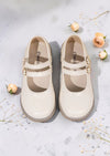 Ivory Dream Mary Jane Flats