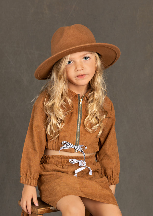 Jenna Jacket || Brown Corduroy