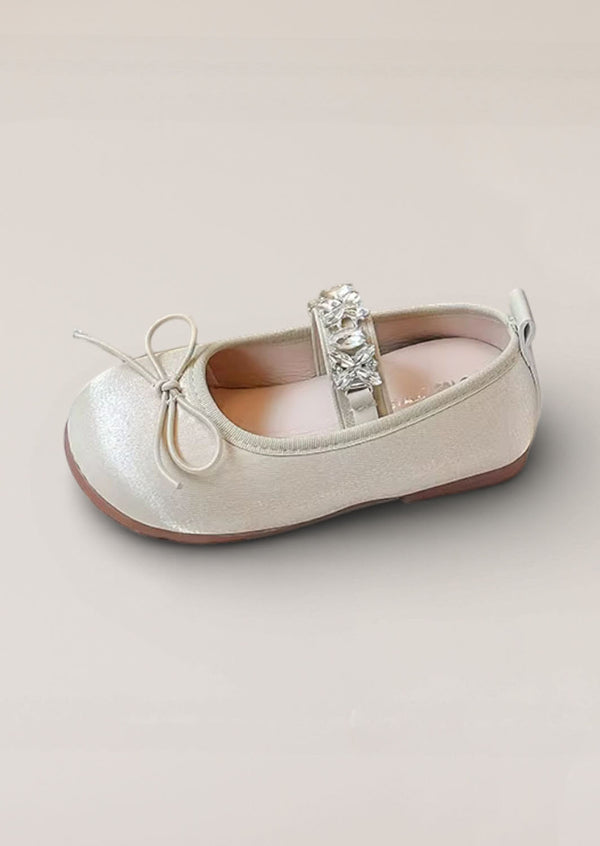Juliette Ballet Flats in Pale Gold