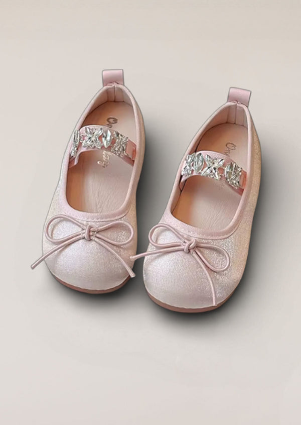 Juliette Ballet Flats in Pale Pink