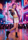 Girls K‑Pop Demon Hunter Costume | Premium Fantasy Outfit
