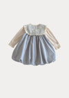 Kenzie 2 Pc Baby Bubble Dress & Top Set in Blue