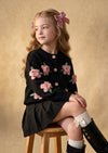 La Petite Rosette Skirt & Cardigan Set