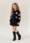 La Petite Rosette Skirt & Cardigan Set
