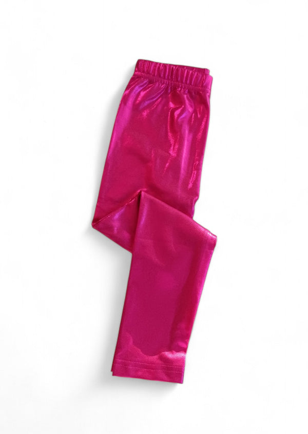 Lame' Trousers || Hot Pink