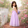 Sleeveless Lavender Flower Girl Dresses, Elegant Wedding Style