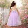 Sleeveless Lavender Flower Girl Dresses, Elegant Wedding Style