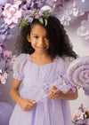 Lavender Jubilee Swiss Dot Party Dress