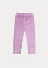 Lavender Velour Jogging Pants