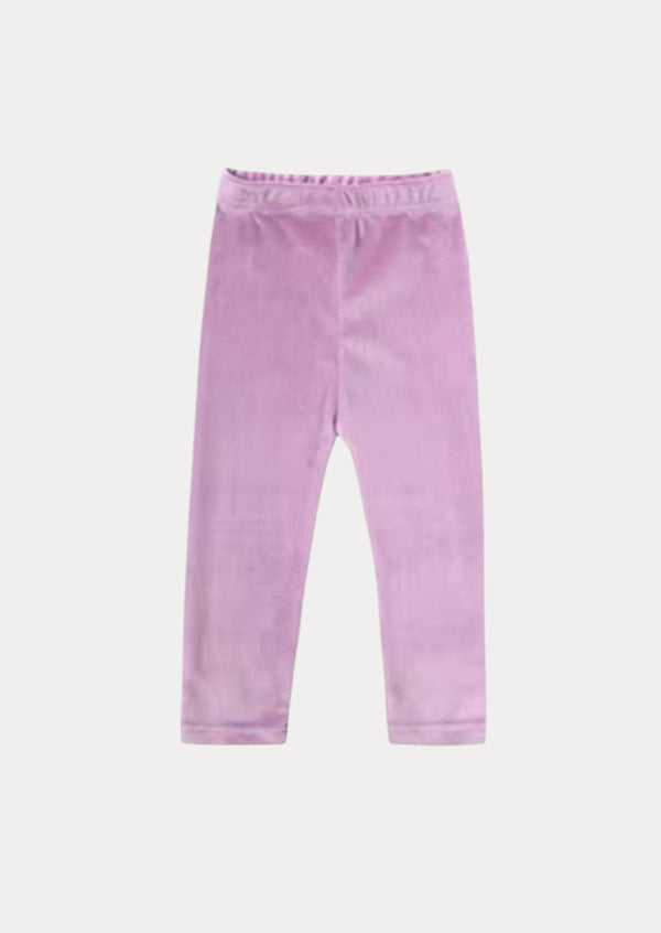 Lavender Velour Jogging Pants