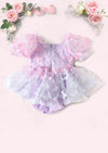 Zaya Pink & Lavender Butterflies Romper