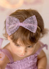Cake smash baby girl outfit with matching hair bow