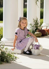Lavender Luxe Bow Skirt & Top Set - Girls Fall Clothes & Outfits