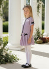 Lavender Luxe Bow Skirt & Top Set - Girls Fall Clothes & Outfits