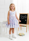 Toddler & Girls Lavender Butterflies Twirl Dress - Twirl Dresses