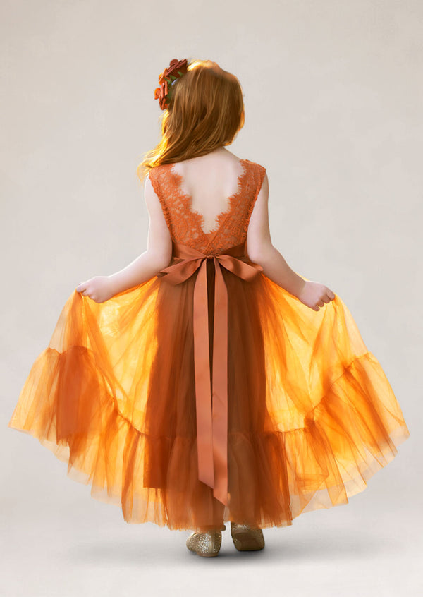 Jewel Tone Flower Girl dresses