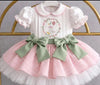 Gingham Goose Girls Cotton Party Dress | Cake Smash Outfit Girl