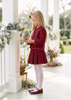 Red Rouge Elegance Plaid Skirt Set | Girls Fall Clothes & Outfits