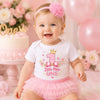 Little Miss One Onesie & Bloomer Birthday Outfit Pink