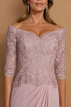 Mauve Lace Mother of the Bride Dress | Soft & Elegant Gown