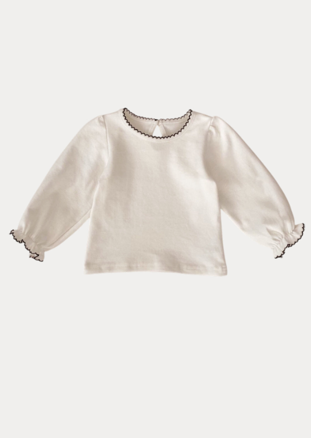 Long Sleeve Top in Beige