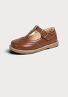 Maple Lane Girls Mary Janes in Brown | Girls Flats