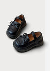 Little Heirloom Girls Mary Jane Loafers in Black| Girls Flats