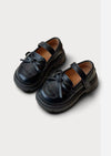 Little Heirloom Girls Mary Jane Loafers in Black| Girls Flats