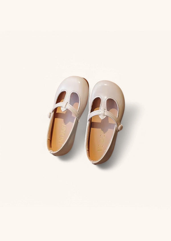 Maryjane Flats Beige