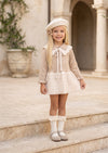 Girls Beige Sweater Dress Set | Fall Clothing for Girls