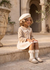 Girls Beige Sweater Dress Set | Fall Clothing for Girls