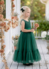 Deep Green Flower Girl Dress - Flower Girl Dresses
