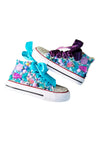 Bling Pearl Sparkly Mermaid High Top Shoes