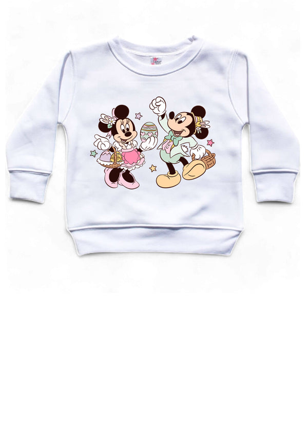 Mickey & Minnie Easter Crewneck Sweatshirt