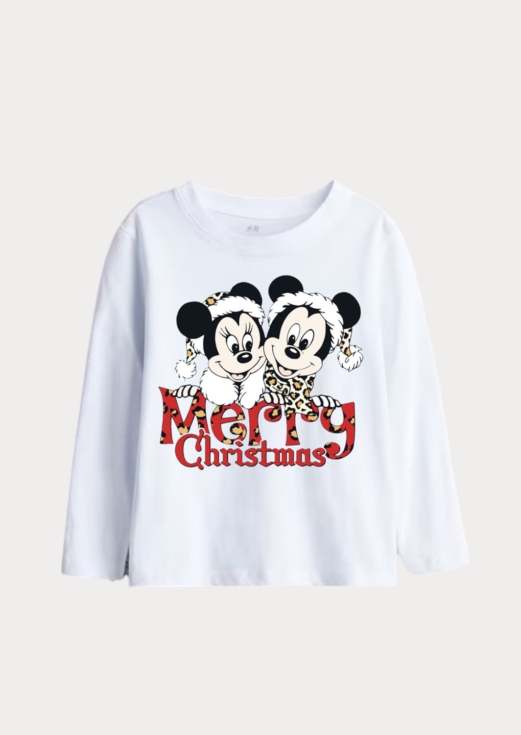 Mickey & Minnie Merry Christmas Tee Shirt