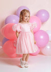Twinkleberry Pink Girls Party Dress || Pink