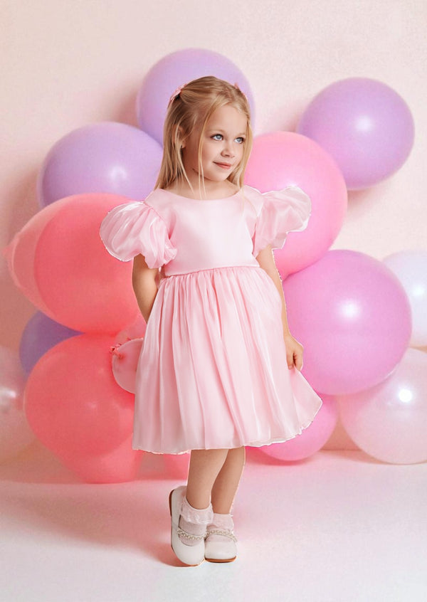 Twinkleberry Pink Girls Party Dress || Pink