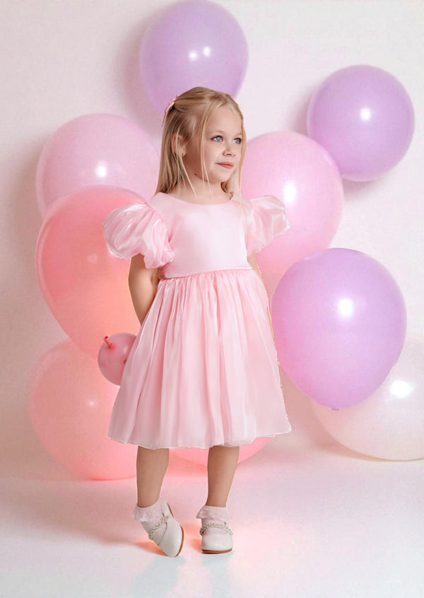 Twinkleberry Pink Girls Party Dress || Pink