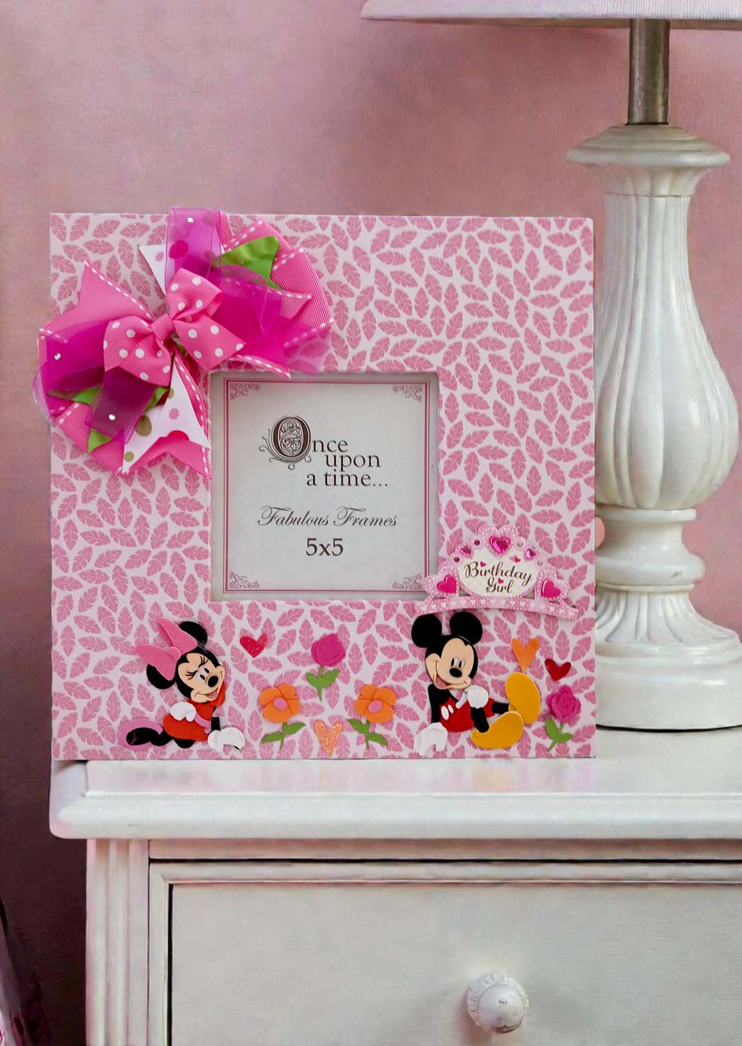 Minnie and Mickey Mouse Photo Frame
