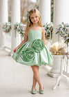 Girls Party Dress in Mint Green | Special Occasion Christmas Dress