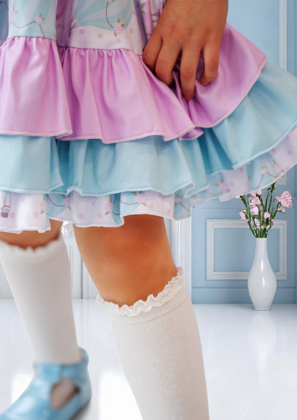 Mint Balloons Birthday Dress