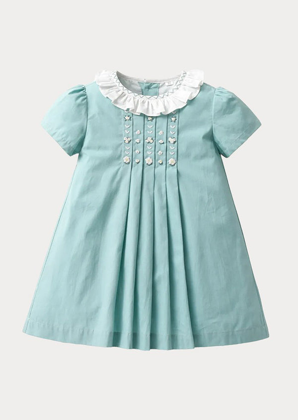 toddler classic embroidered dress