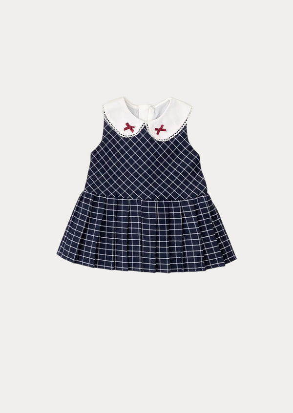 Navy Mirth Dress & Sweater Set