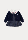 Navy Mirth Dress & Sweater Set