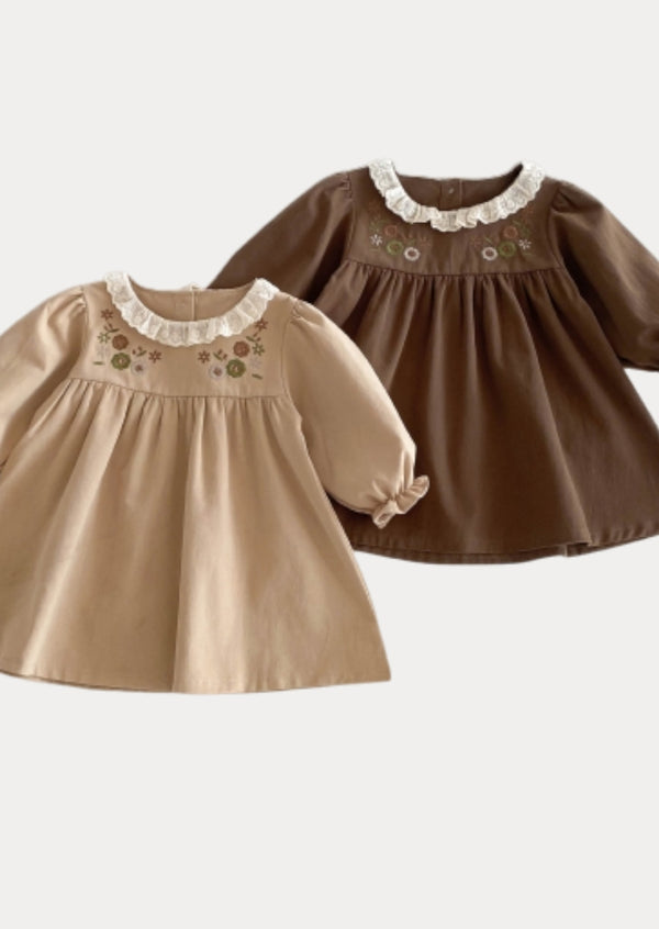 Molly Embroidered Baby in Brown