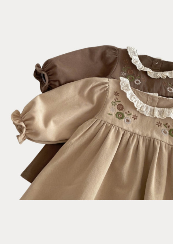 Molly Embroidered Baby in Brown